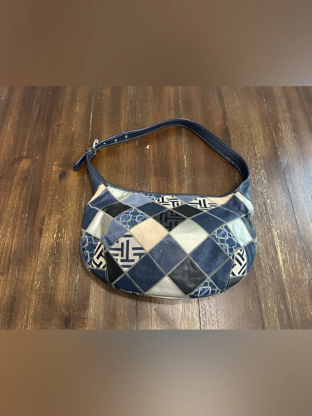 Tignanello patchwork hobo bag